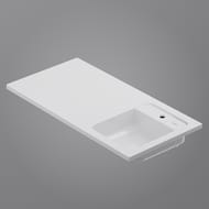 Раковина над стиральной машиной AM.PM X-Joy (1000х500х130) правая, белый глянец M85AWPR1001WG