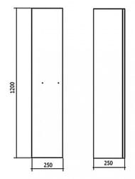 ����� ��������� BAND HOURS Flores (250�250�1200) �����/������, ����� ������ Flr250.59/60