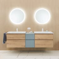 ����� Burgbad Lin20 400�580�487 ���������, 2 �����, ������� USIS040F5395