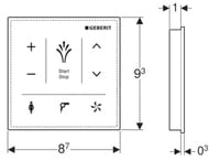 ������ ���������� ��� �������-���� GEBERIT AquaClean ���������, �����, ������ 147.038.SI.1