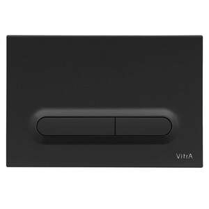 Клавиша смыва двойная VITRA Loop T пластик, цвет матовый черный 740-0711