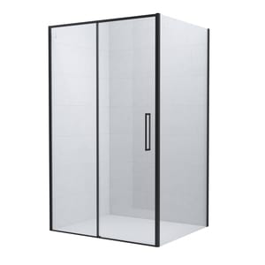 Душевое ограждение IDDIS Slide 1200х800х1950 прямоугольное, стекло прозрачное/черный SLI6BS28i23K