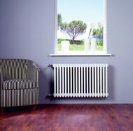 Радиатор Zehnder Charleston 2056 двухтрубчатый ВГ:558х62, межценр. 500, боковое подкл. 3/4", 53 Вт