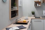 Смеситель Hansgrohe Focus M42 для кухни 100 мм поворотный излив сталь 71808800