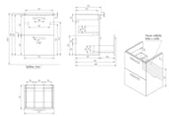 ����� ��� ���������� Cersanit MELAR 50 (680�476�397��.) �����,   64127