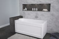 Ванна акриловая Aquanet WEST ЭКО 140х70 прямоугольная, без обвязки 204052