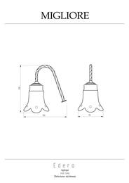 Migliore Edera ���������� ��� �������, ��������, ������ ML.EDR-60.331.BR