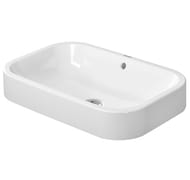 Раковина DURAVIT HAPPY D.2 600х400х165 шлиф., без площадки под смеситель, перелив 2314600000