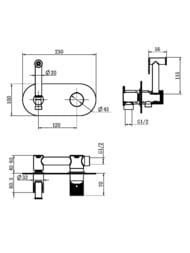��������� Boheme Stick 127-GM.4 ������������, � ��� �����, ��������, �����:spirale, ������