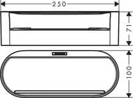   Hansgrohe WallStoris 27912670 25071100 :  