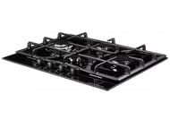#*Газовая варочная панель Kuppersberg FG 65 B (610х510) 4 конфорки (1 вок), черное стекло 6199