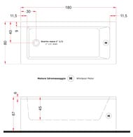 ����� Gruppo Treesse Dream 180 V8381 1800x800x670 CrystalTech, �����������, ������, ����