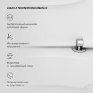 Унитаз компакт AM.PM Spirit 2.0 (370х635х850) FlashClean без сиденья C708600WH