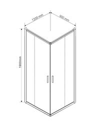 ������� ������ Vincea Garda 1200�900�1900 VSS-1G9012CLB �������������, ������