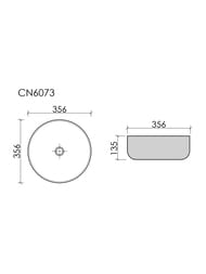 �������� ��������� Ceramicanova Element 356�356�135 �������,��� ��������,������ �������� CN6073MDH