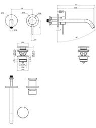 ��������� ��� �������� FIMA Carlo Frattini SPILLO UP �������., ������� �����, ����.���. F3051WLX8NS