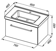 ����� ��� ���������� Dreja Big Inn 80 (760�460�480) ���������, ����� ������ 77.0203W