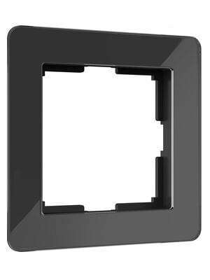 Рамка Werkel на 1 пост Acrylic (черный) W0012708