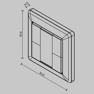 4-� ��������� DALI DT6 ������ Maytoni Lighting control 721052 ��� ����� ������ � 4-� ����, 0,1��, �����