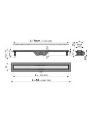   Alcaplast APZ19-750 L=750   