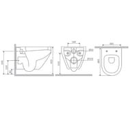 Унитаз подвесной AM.PM Spirit 2.0 FlashClean безободковый C701700WH