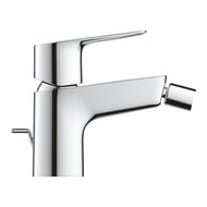 Смеситель для биде Grohe BauLoop однозахватный, 66 мм, фикс. излив, сливной гарнитур, хром 23338001