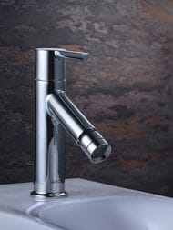 Смеситель Axor Starck 10214000 для биде однорычажный с донным клапаном, хром — изображение 2