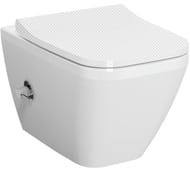 Унитаз подвесной Vitra Integra Square 545х365х400 без сиденья,антибак.пок.,функ. биде 7082B003-7209