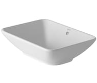 Раковина DURAVIT BACINO 033452 550х420х165 без площадки под смес, перелив, крепление 0334520000