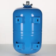 Расширительный бак для ГВС и ХВС Valtec 24л, 3/4", горизонтальный, синий VT.AO.B.060024