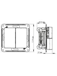  Systeme Electric GLOSSA 2-      .5 GSL000253