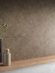 Керамогранитная плитка EQUIPE HEXATILE CEMENT Mud (175х200) коричневая (кв.м.) — изображение 2
