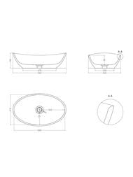 �������� ��������� SALINI Noemi (560�340�150) ���.������ S-Sense, ���������, ������ 1101103GF