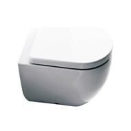 Унитаз приставной Kerasan Flo 311601 520х360х420 гор. выпуск, крепеж, без сиденья, белый