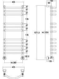 ����������������� ������� Margaroli Luna 434-11 (1071,5�405) ����, 4343711CRN