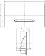 Клавиша смыва Villeroy&Boch ViConnect пластик, белая 92218068