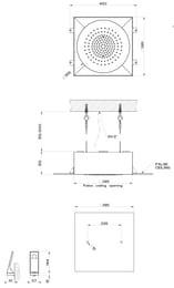 ������� ��� Gessi Inciso 57018.238+57601 ������������, d350 ��, ������������, ��, ����� ����������