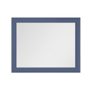 Зеркало с подсветкой La Fenice Cubo Blu Grigio 80х60, синий матовый FNC-02-CUB-BG-80-60