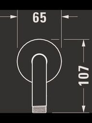 ��������� ��� �������� ���� Duravit UV0670028046 ������� ��������, 410 ��, ������ �������