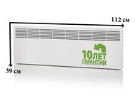 Конвектор настенный ENSTO FinnHeat 1500 Вт (1121х389х85) электронный термостат, EPHBE15PR