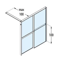 ������� ���������� Novellini Kuadra HWZ2 1770�2000 ������, ����������/������� DHWZPSO180D-1B