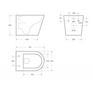 ������ ��������� BelBagno Sela 360x540x365 ������������, �������������� ������, ����� BB3201CHR