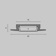 ����������� ������� �������. Maytoni Led Strip � ������� 22�6, �������, 2 �, ALM004S-2M