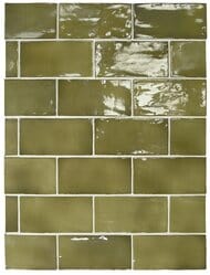 Плитка настенная EQUIPE MANACOR Basil Green (75х150) зеленая 26908 (кв.м.)