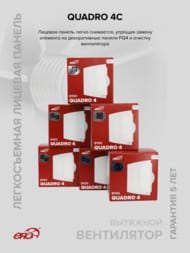 ���������� ERA QUADRO D100 ���������, 90 �3/�, 35 ��, ���.������, �����, QUADRO 4C