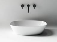 Раковина накладная Ceramicanova Element 500х380х140 без перелива, без отв. под смес., белый CN5005
