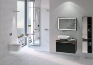 Сиденье для унитаза Geberit Citterio с микролифтом, петли металлические 500.540.01.1