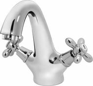 Смеситель для раковины VARION Armaturen РЕТРО lux 1349 22 2 керам. кран-букса, фиксированный излив
