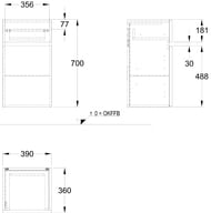 ����� GEBERIT Renova Plan (390�700�360) ����� ��������� 869020000