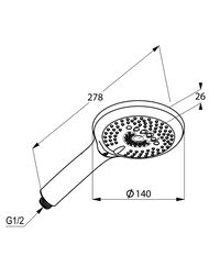   KLUDI FRESHLINE 3S DN15 3 ,  6790005-00